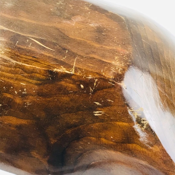 Vintage Lacquer Wood Bowl Handmade Painted Folk Ar - Picture 11 of 12